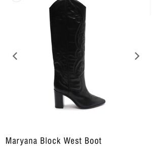 Maryana Block West Black Boot